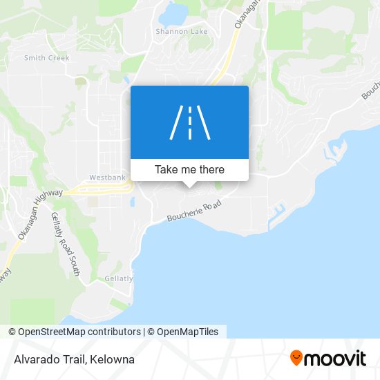 Alvarado Trail map