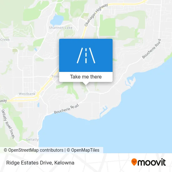 Ridge Estates Drive map