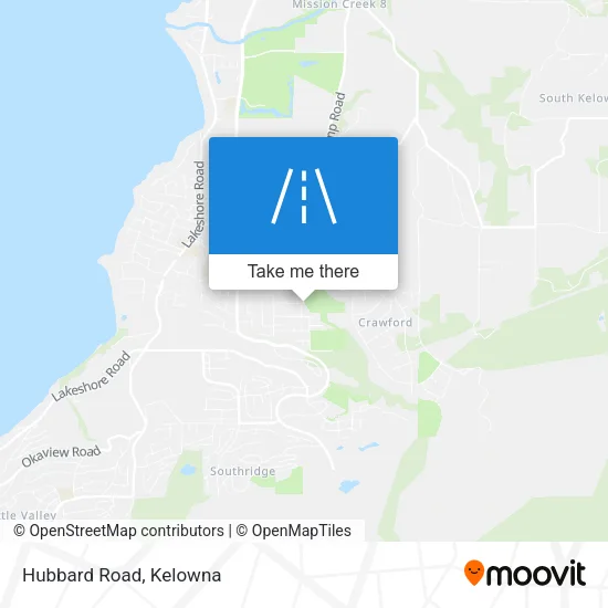 Hubbard Road map