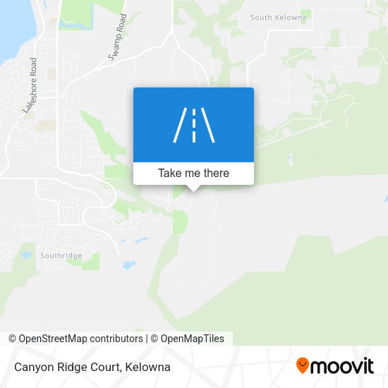 Canyon Ridge Court map