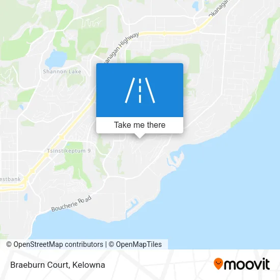 Braeburn Court map
