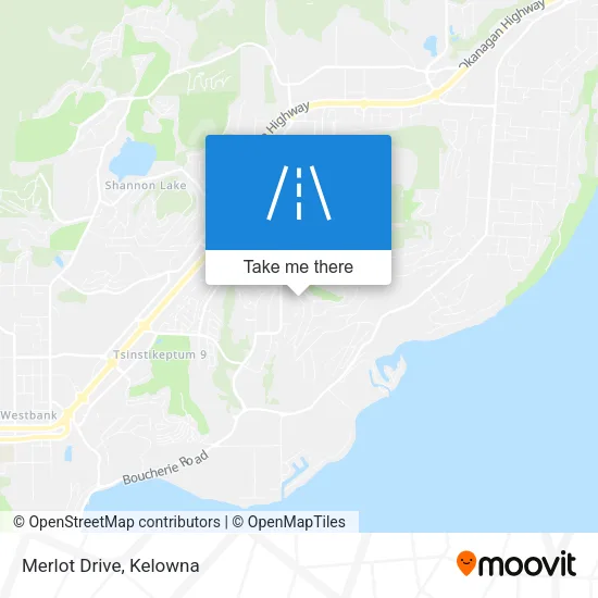 Merlot Drive map