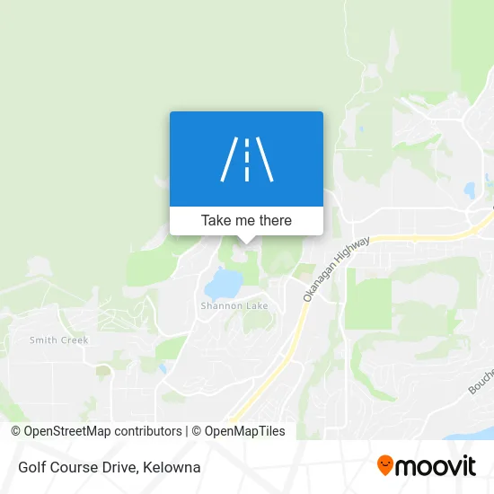 Golf Course Drive map