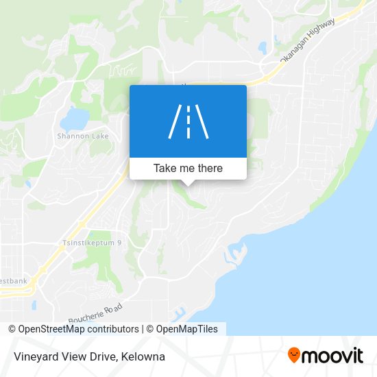 Vineyard View Drive map