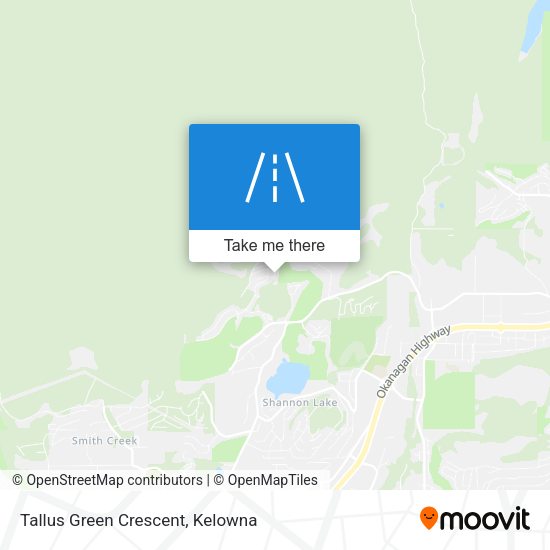 Tallus Green Crescent map