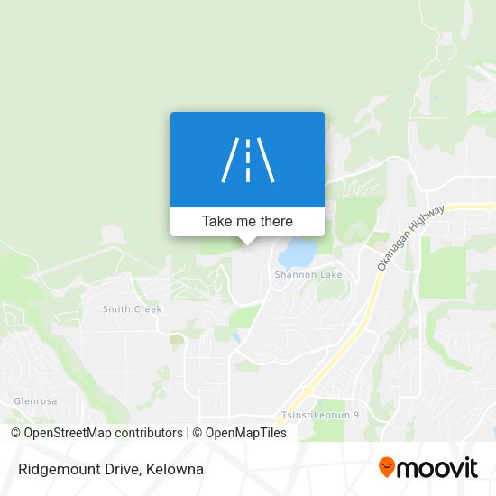 Ridgemount Drive map