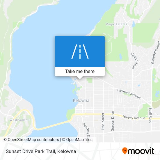 Sunset Drive Park Trail plan