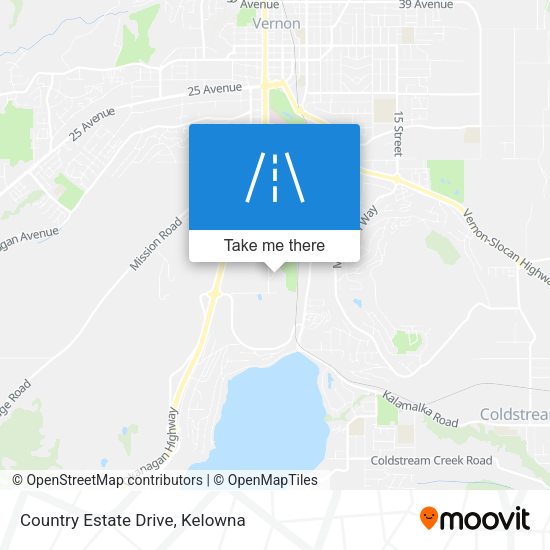 Country Estate Drive map