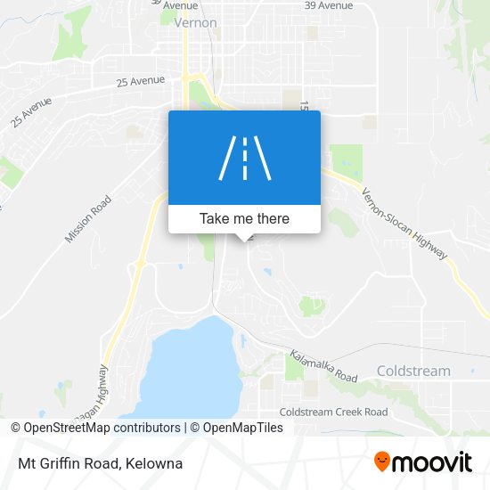 Mt Griffin Road map