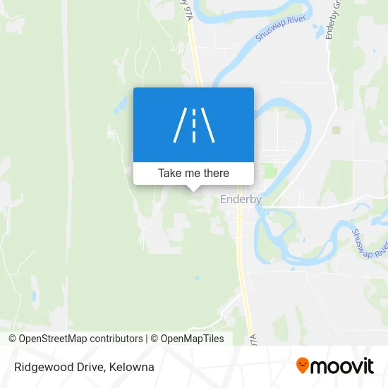 Ridgewood Drive map