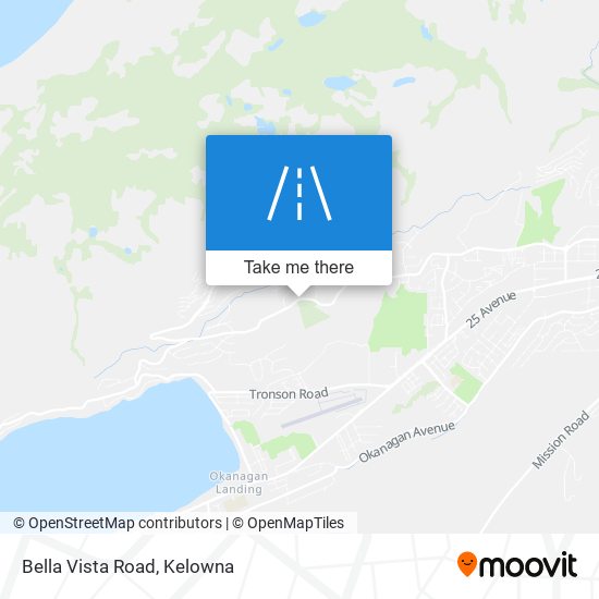 Bella Vista Road map