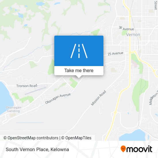 South Vernon Place map