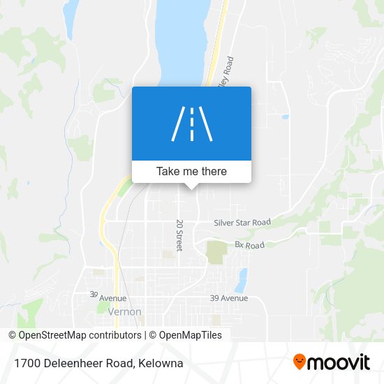 1700 Deleenheer Road map
