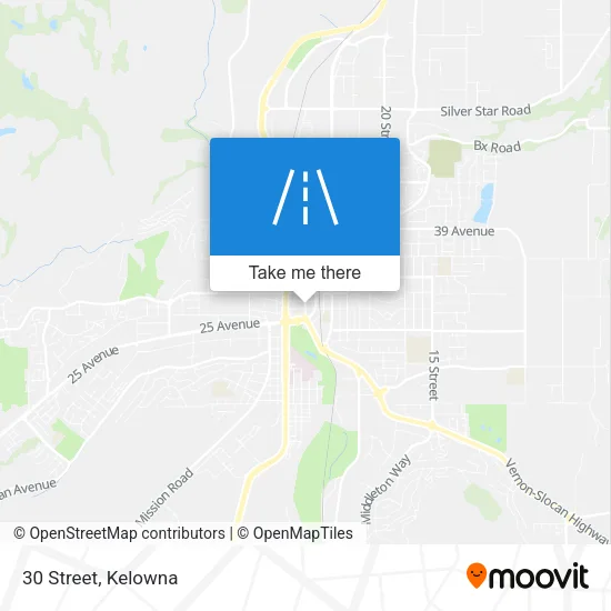 30 Street map