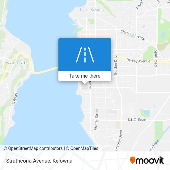 Strathcona Avenue map