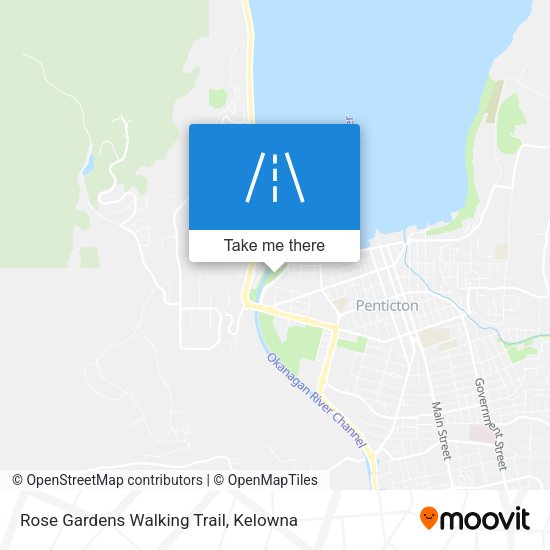 Rose Gardens Walking Trail map