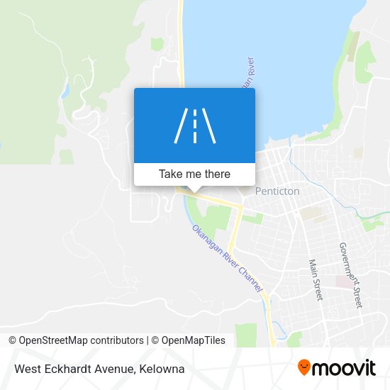 West Eckhardt Avenue map