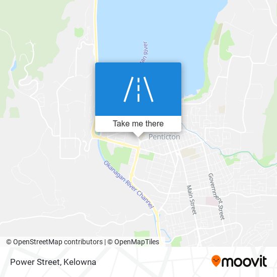 Power Street map