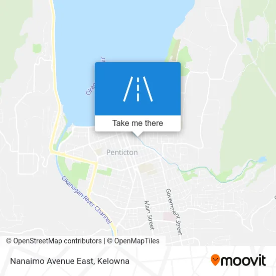 Nanaimo Avenue East map