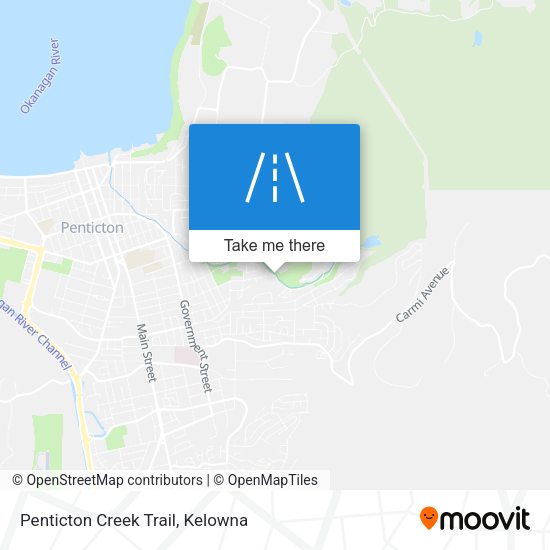 Penticton Creek Trail plan