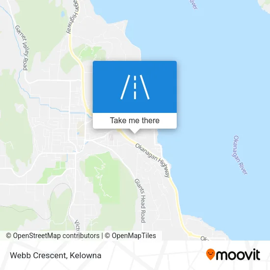 Webb Crescent map