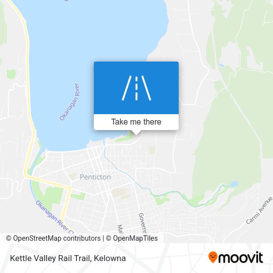 Kettle Valley Rail Trail map