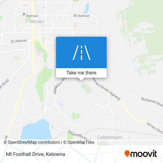 Mt Fosthall Drive map