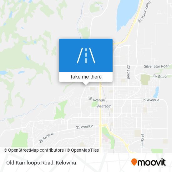 Old Kamloops Road map