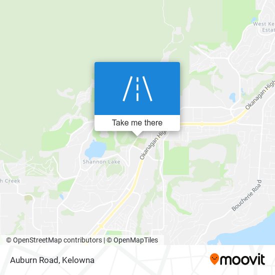 Auburn Road map