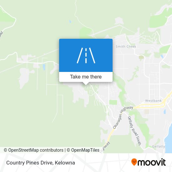 Country Pines Drive map