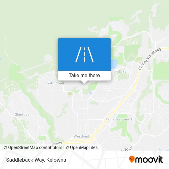 Saddleback Way map