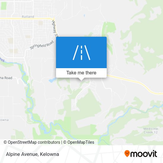 Alpine Avenue map