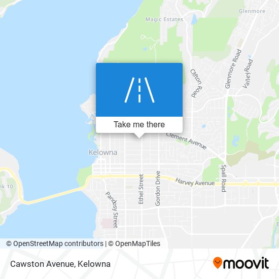 Cawston Avenue map