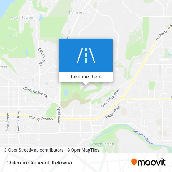 Chilcotin Crescent map