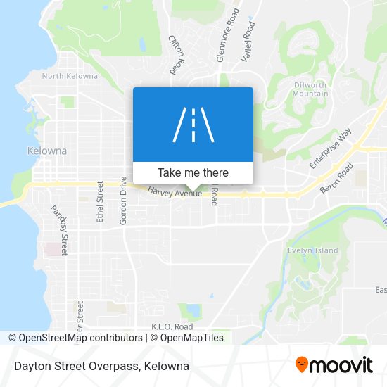 Dayton Street Overpass map