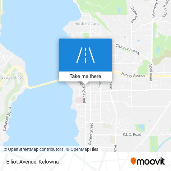 Elliot Avenue map