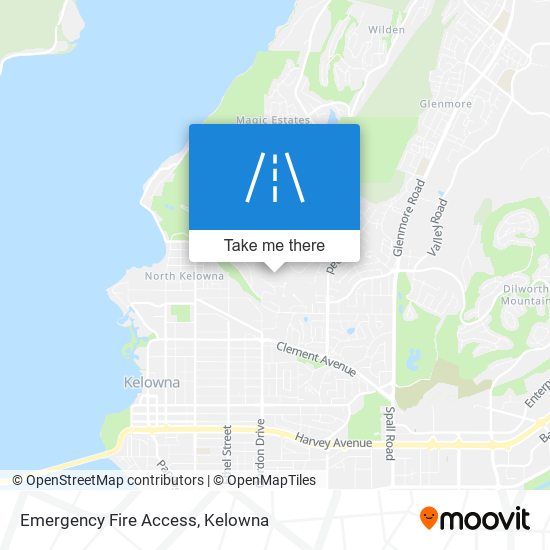 Emergency Fire Access map