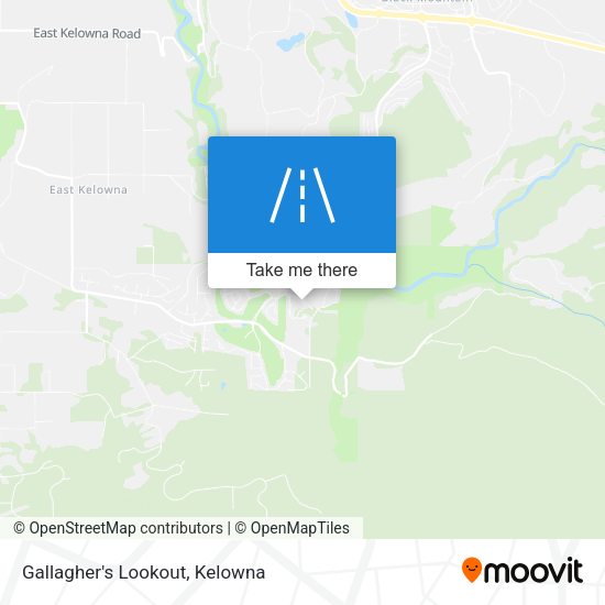 Gallagher's Lookout map