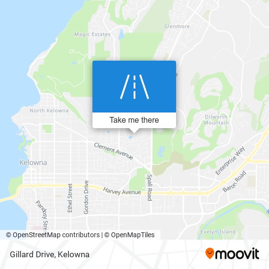 Gillard Drive map