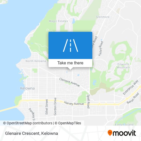 Glenaire Crescent map