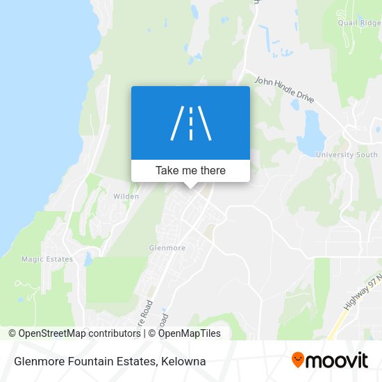 Glenmore Fountain Estates map