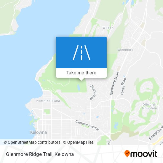 Glenmore Ridge Trail map