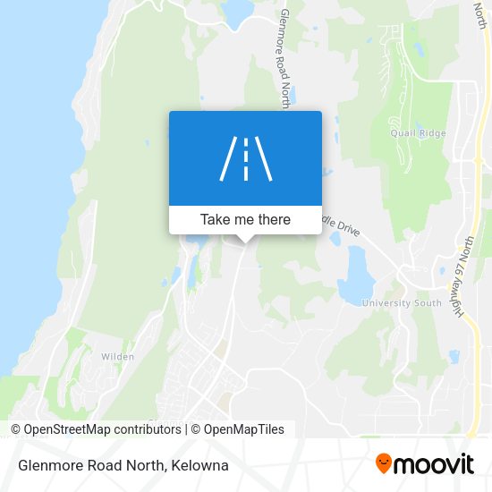 Glenmore Road North map
