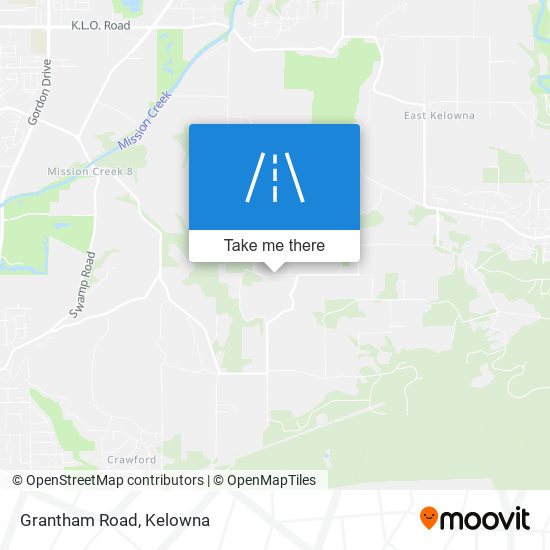 Grantham Road map