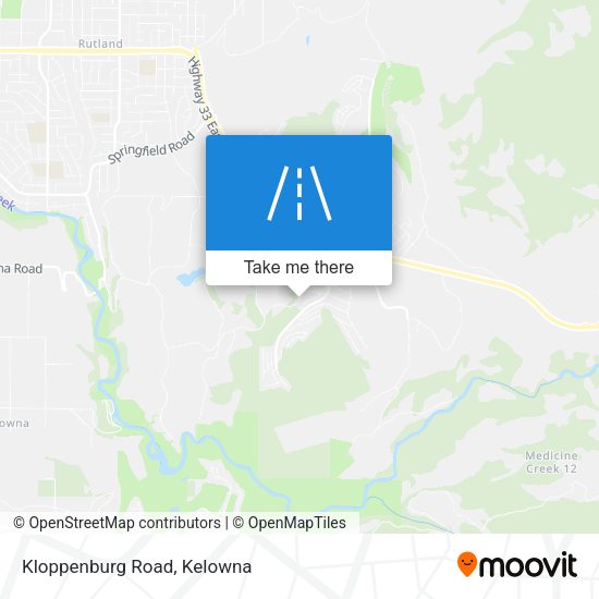Kloppenburg Road plan
