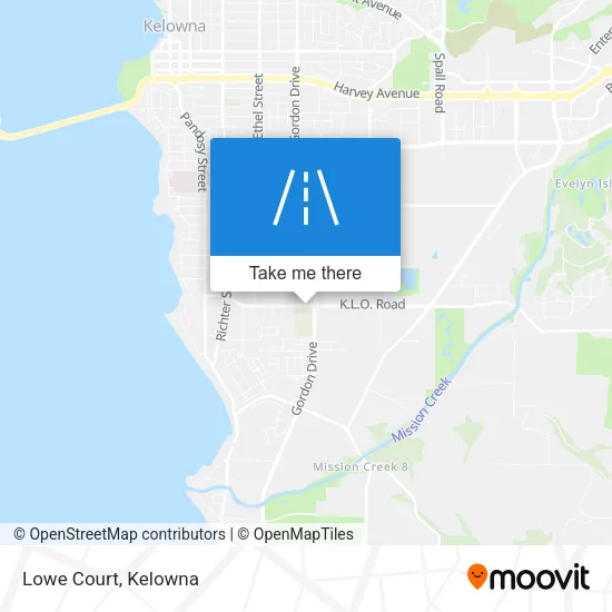 Lowe Court map