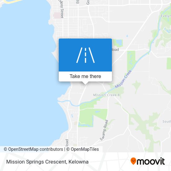 Mission Springs Crescent map