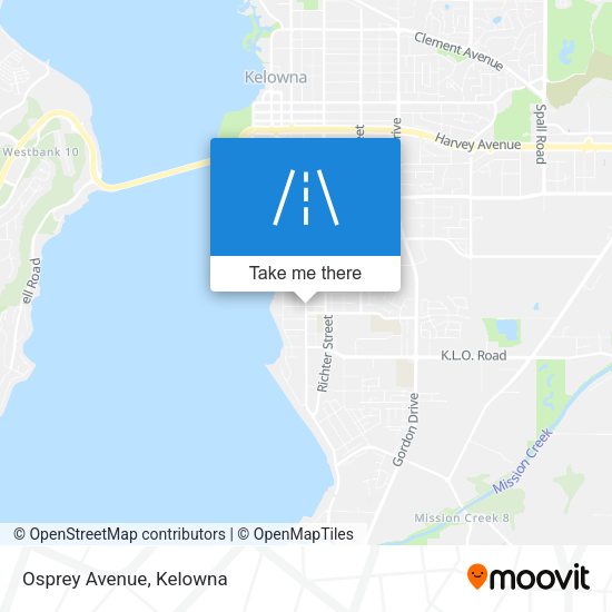 Osprey Avenue map