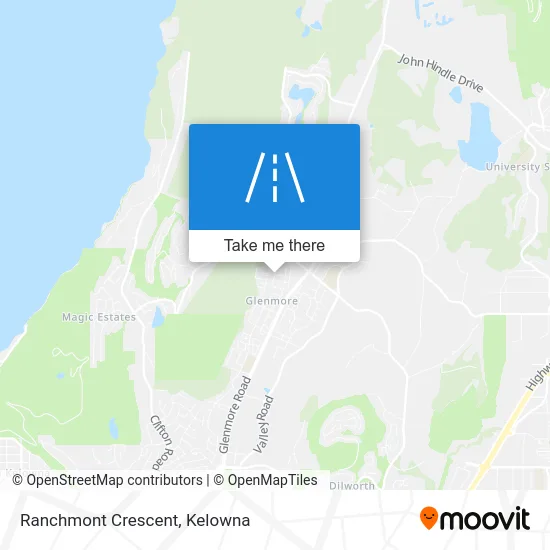 Ranchmont Crescent map
