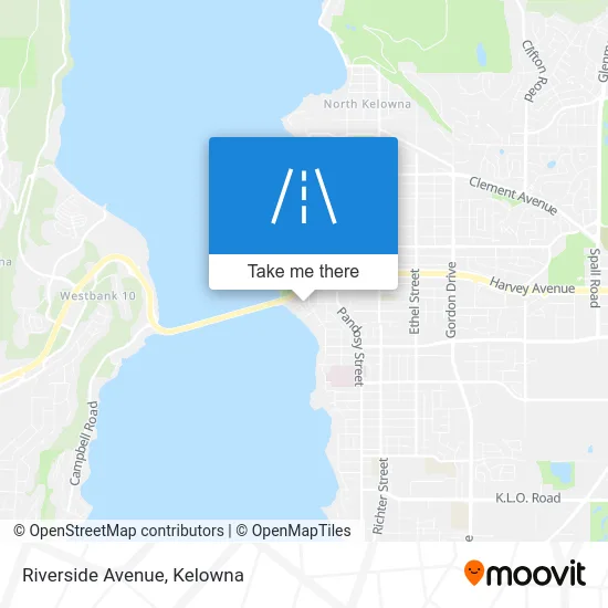 Riverside Avenue map